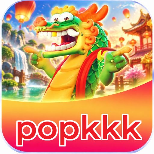 Logo popkkk Slots Premium Brasil